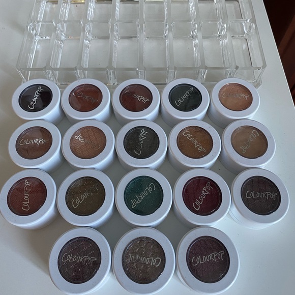 Colourpop Other - Colourpop super shock shadows & acrylic organizer